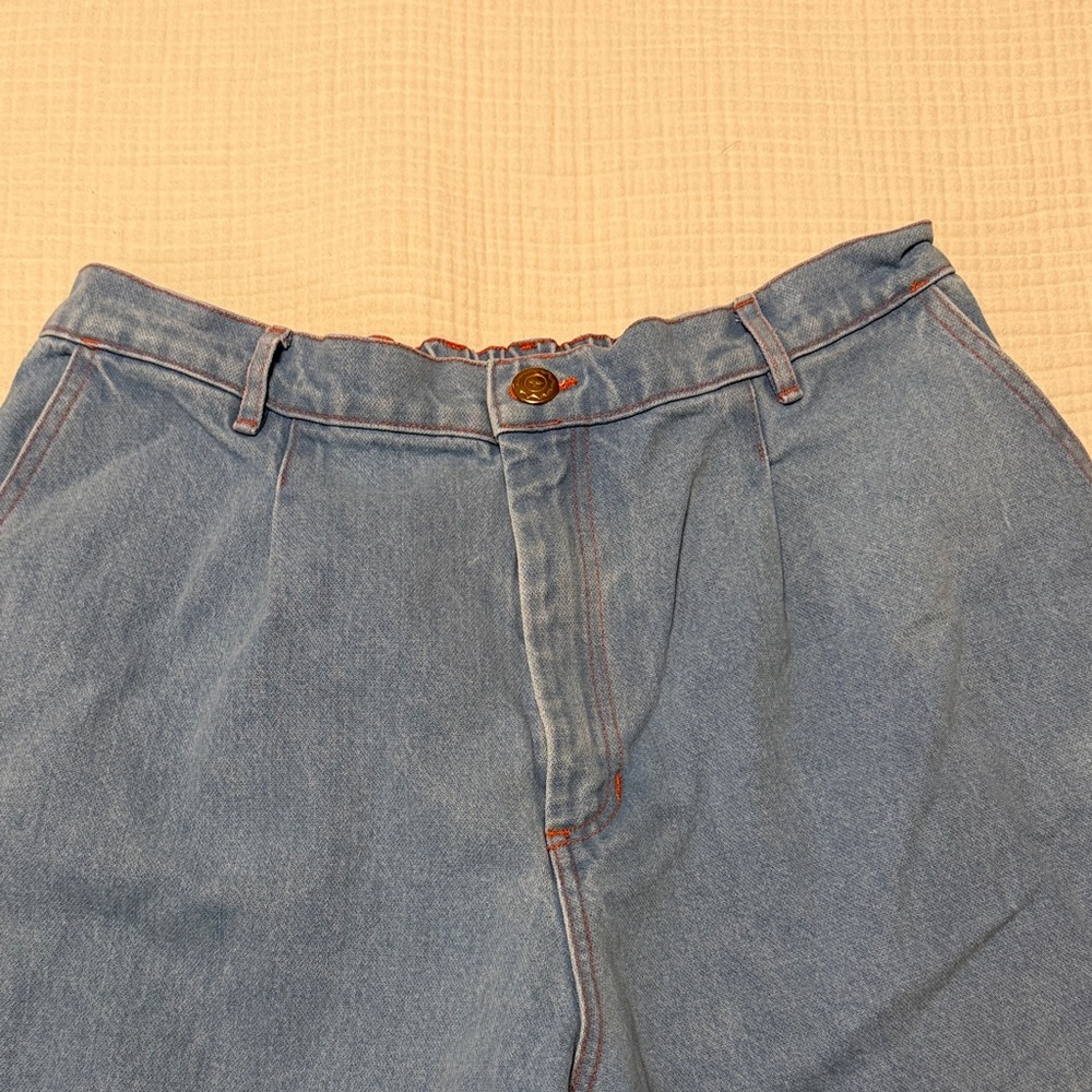 High-Waist Light Big Bud Press Jeans
